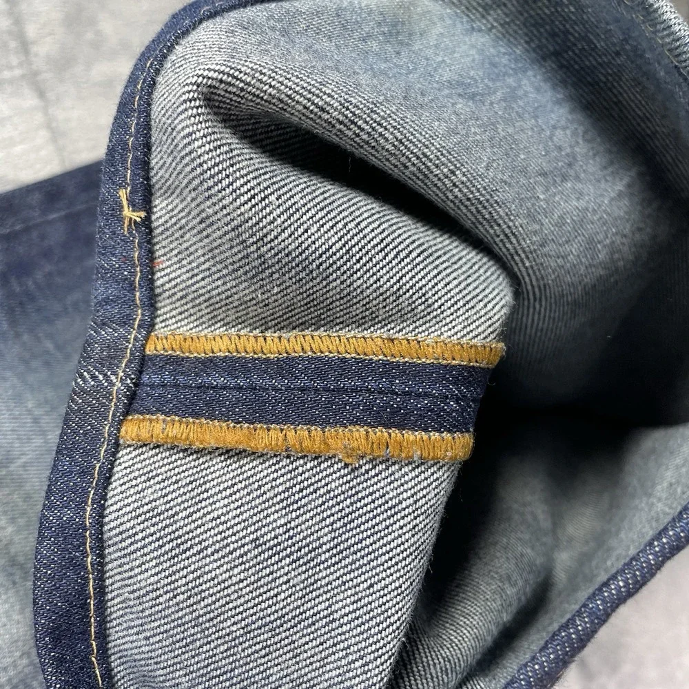 Diesel Zatiny Jeans Selvage Bootcut Mens Size 36x32 Fits 38x31 Blue Wash 0073N